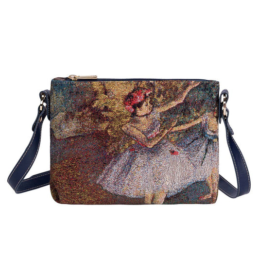 XB02-ART-ED-BLR-2 | EDGAR DEGAS BALLERINA CROSS BODY BAG PURSE HANDBAG - www.signareusa.com