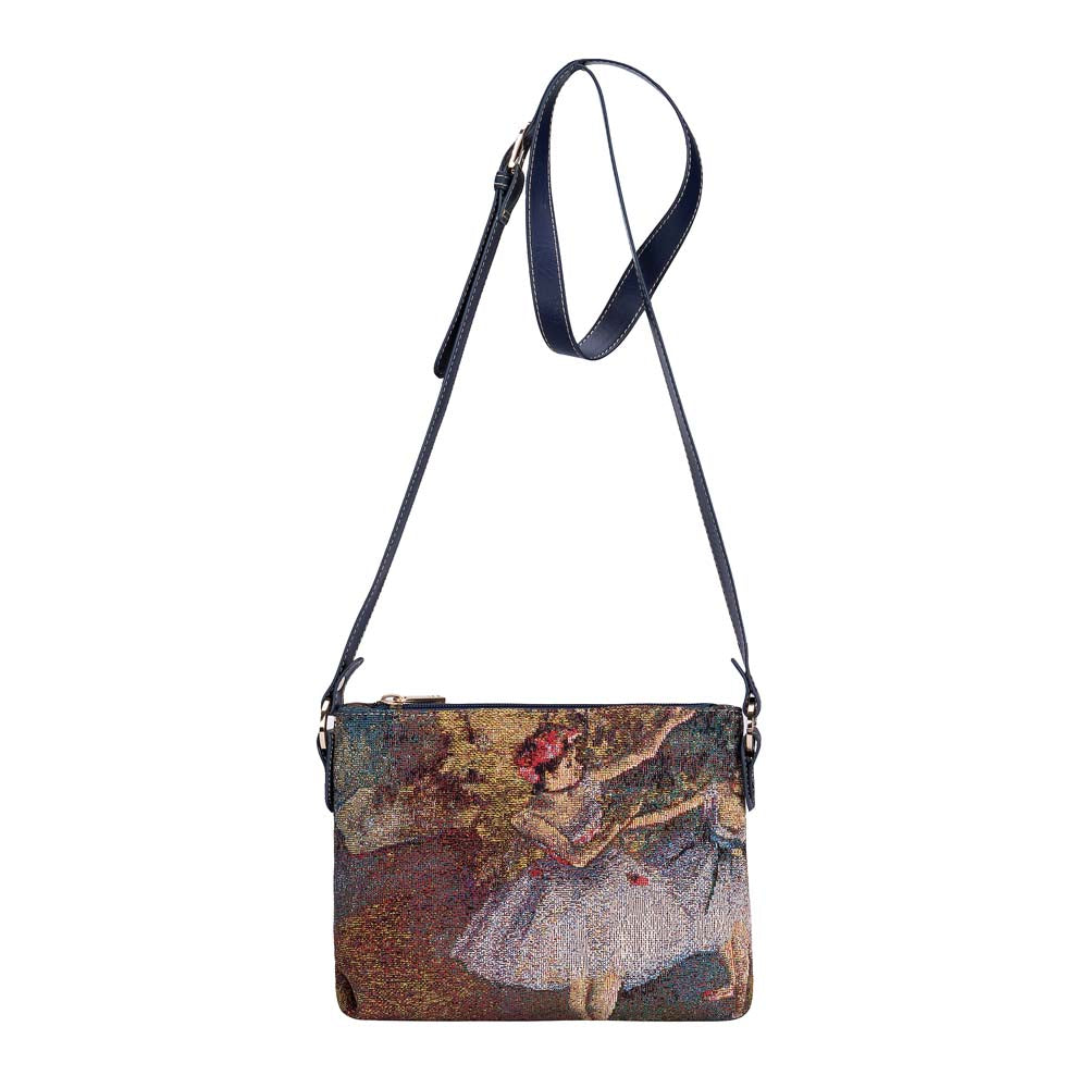 XB02-ART-ED-BLR-2 | EDGAR DEGAS BALLERINA CROSS BODY BAG PURSE HANDBAG - www.signareusa.com