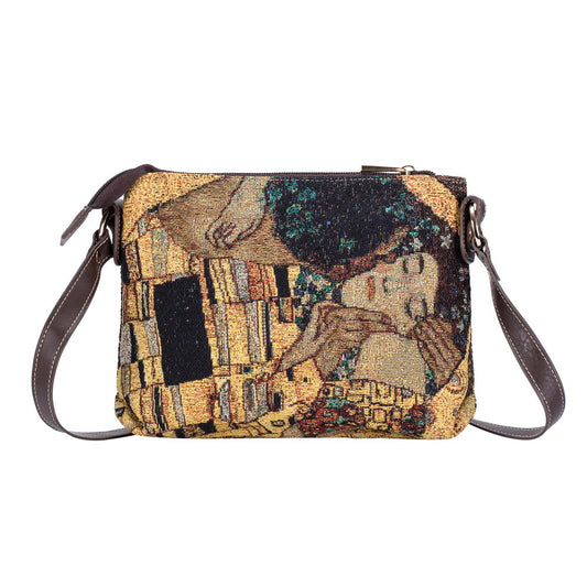 XB02-ART-GK-GDKS | KLIMT GOLD KISS CROSS BODY BAG PURSE HANDBAG - www.signareusa.com