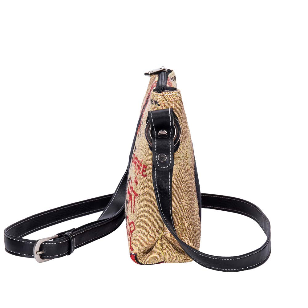 XB02-ART-TS-CHAT | THEOPHILE STEINLEN TOURNEE DU CHAT NOIR CROSS BODY BAG PURSE HANDBAG - www.signareusa.com