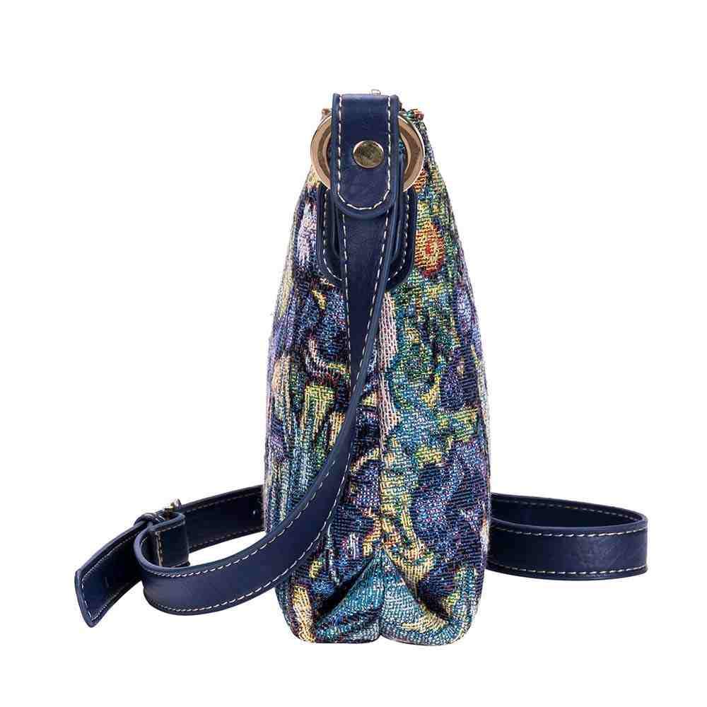 XB02-ART-VG-IRIS | VAN GOGH IRIS CROSS BODY BAG PURSE HANDBAG - www.signareusa.com