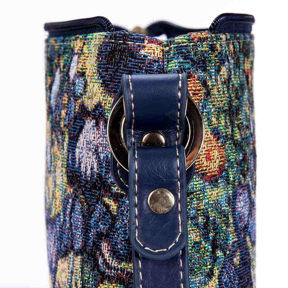 XB02-ART-VG-IRIS | VAN GOGH IRIS CROSS BODY BAG PURSE HANDBAG - www.signareusa.com