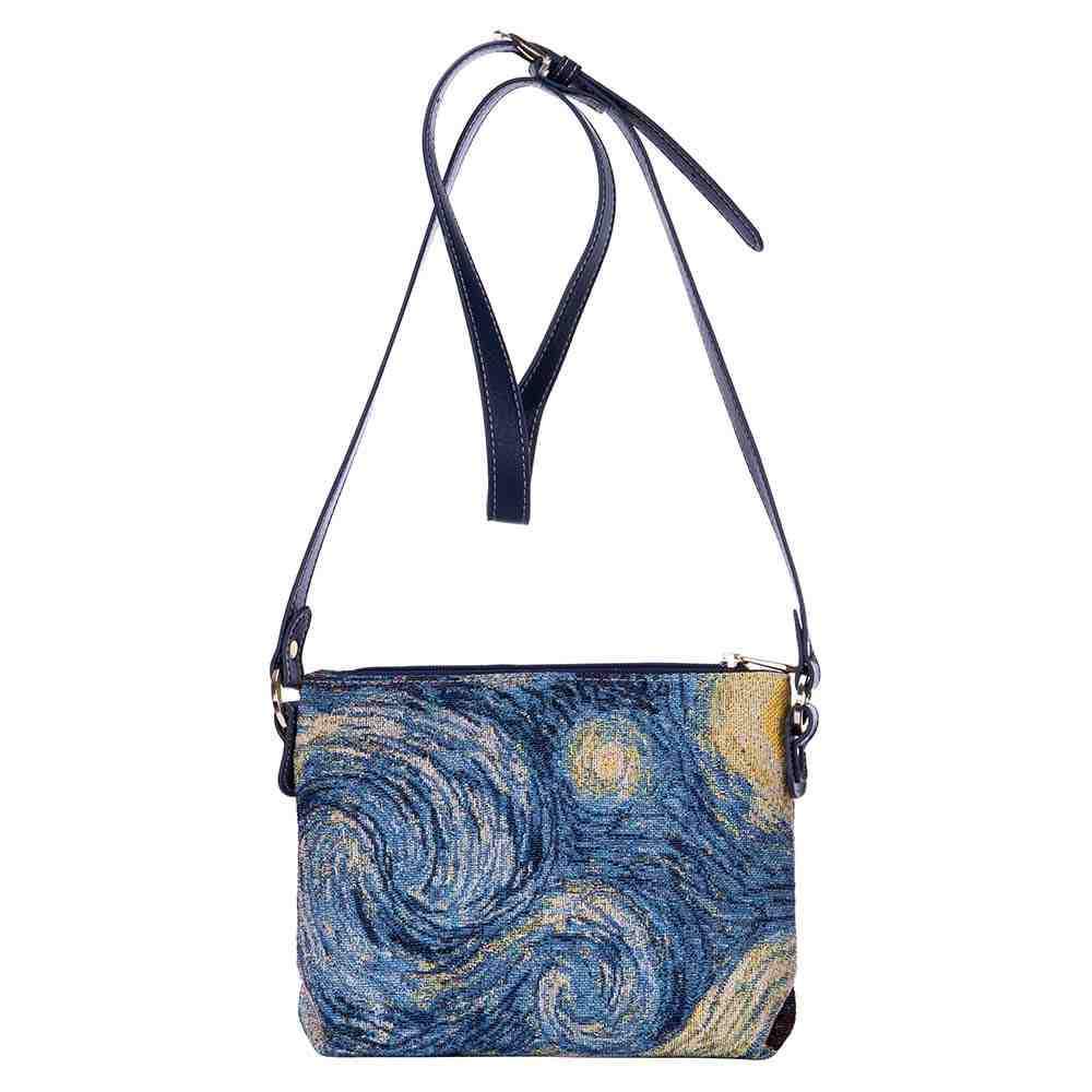 XB02-ART-VG-STAR | VAN GOGH STARRY NIGHT CROSS BODY BAG PURSE HANDBAG - www.signareusa.com