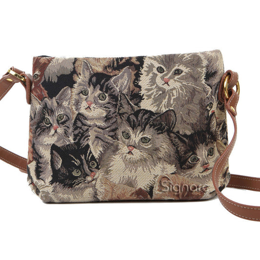 XB02-CAT | CAT CROSS BODY BAG PURSE HANDBAG - www.signareusa.com