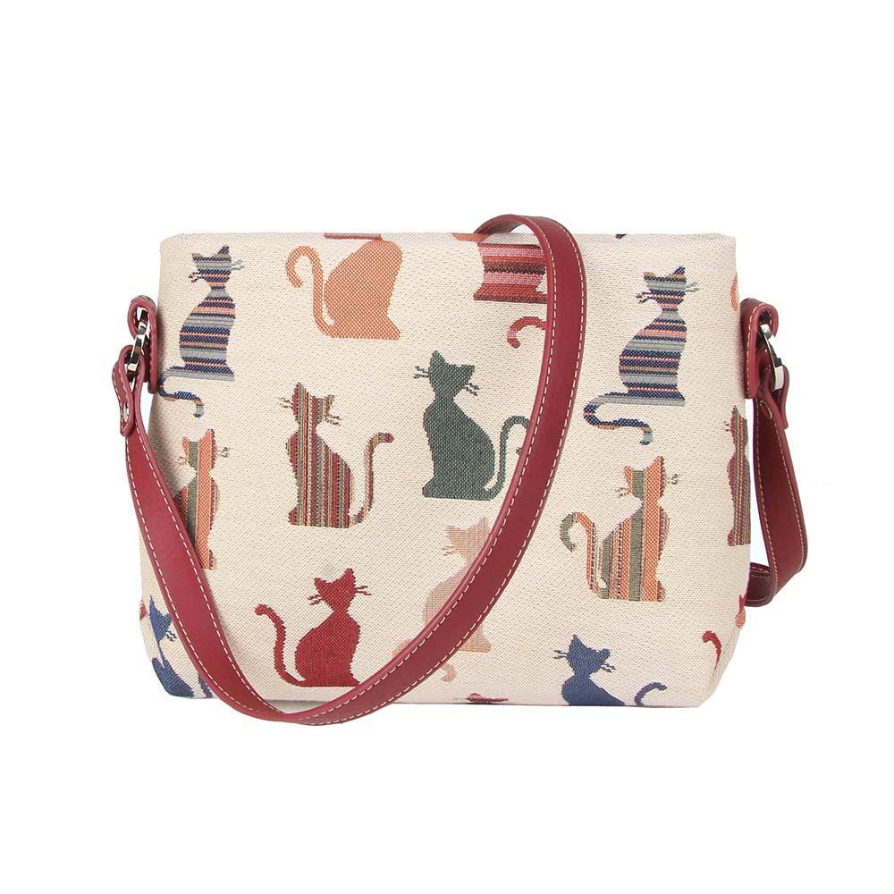 XB02-CHEKY | CHEEKY CAT CROSS BODY BAG PURSE HANDBAG - www.signareusa.com