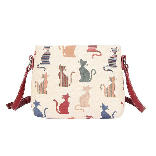 XB02-CHEKY | CHEEKY CAT CROSS BODY BAG PURSE HANDBAG - www.signareusa.com