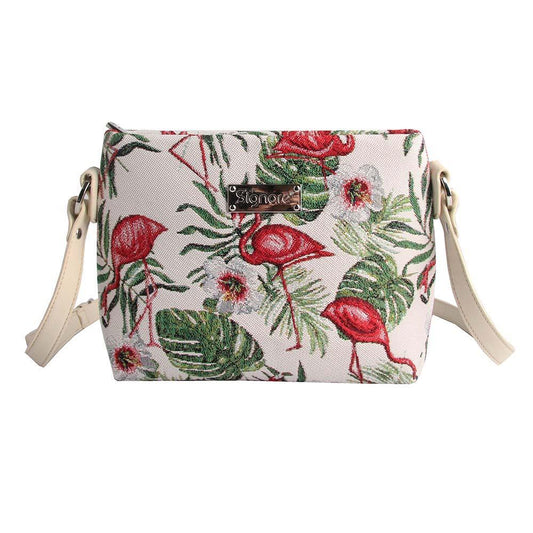 XB02-FLAM | FLAMINGO CROSS BODY BAG PURSE HANDBAG - www.signareusa.com