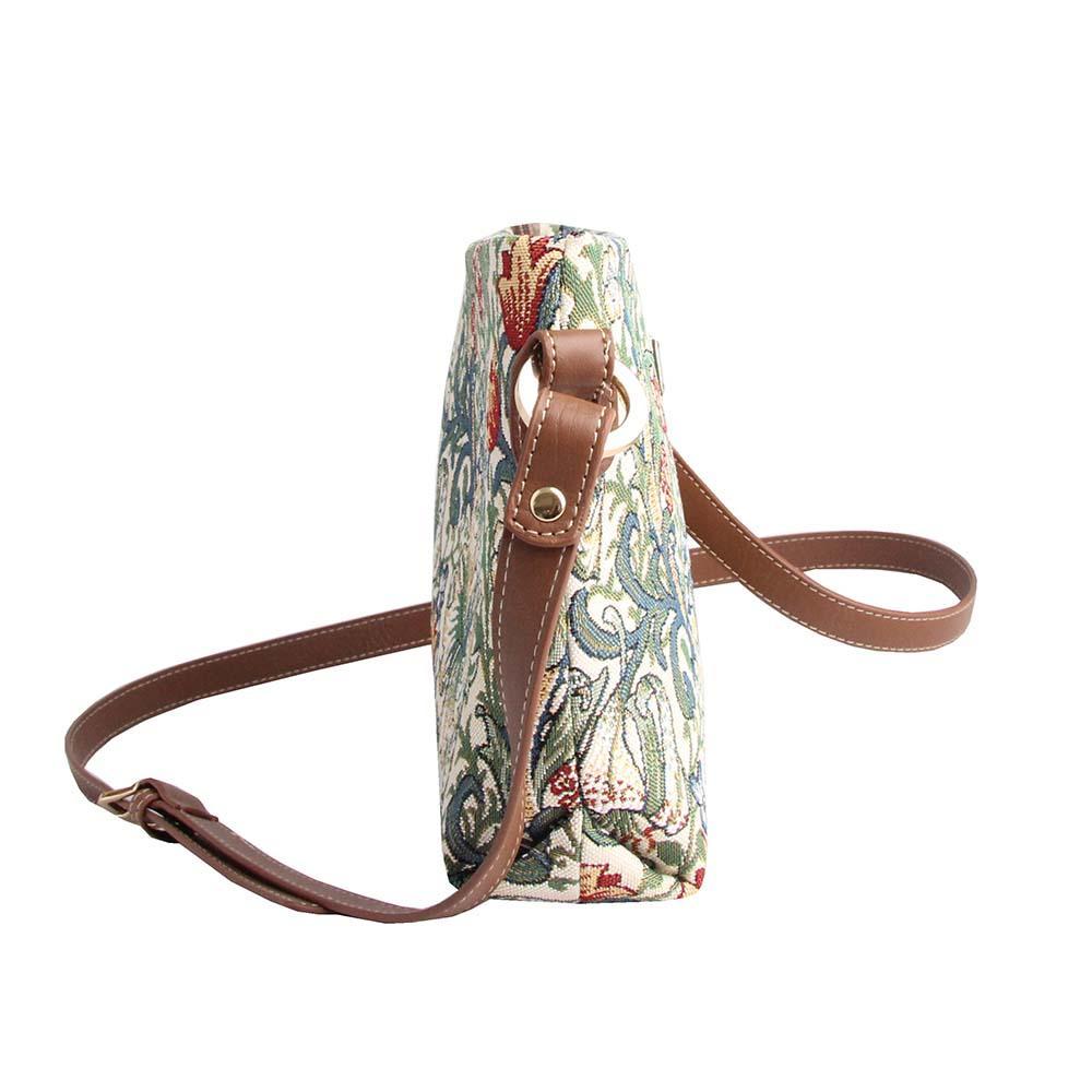 XB02-GLILY | WILLIAM MORRIS GOLDEN LILY CROSS BODY BAG PURSE HANDBAG - www.signareusa.com