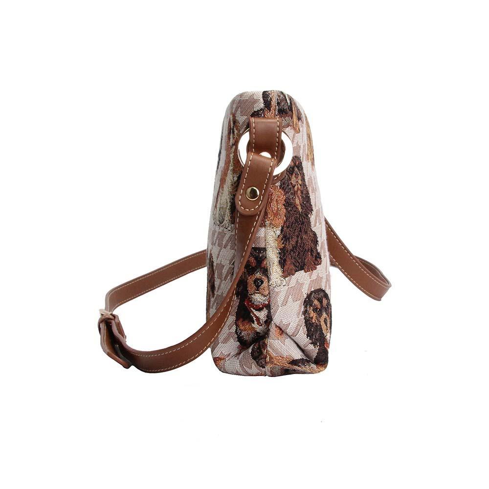 XB02-KGCS | KING CHARLES CAVALIER SPANIEL CROSS BODY BAG PURSE HANDBAG - www.signareusa.com