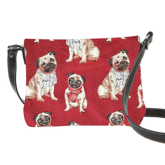 XB02-PUG | PUG CROSS BODY BAG PURSE HANDBAG - www.signareusa.com