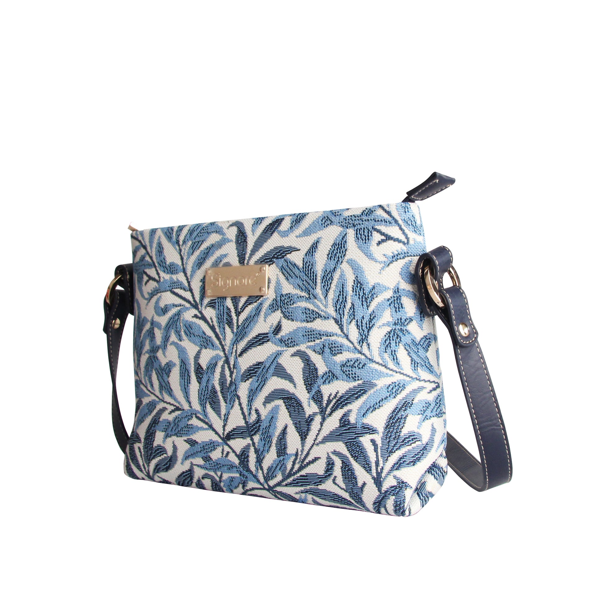 XB02-WIOW | WILLIAM MORRIS WILLOW BOUGH CROSS BODY BAG PURSE HANDBAG - www.signareusa.com