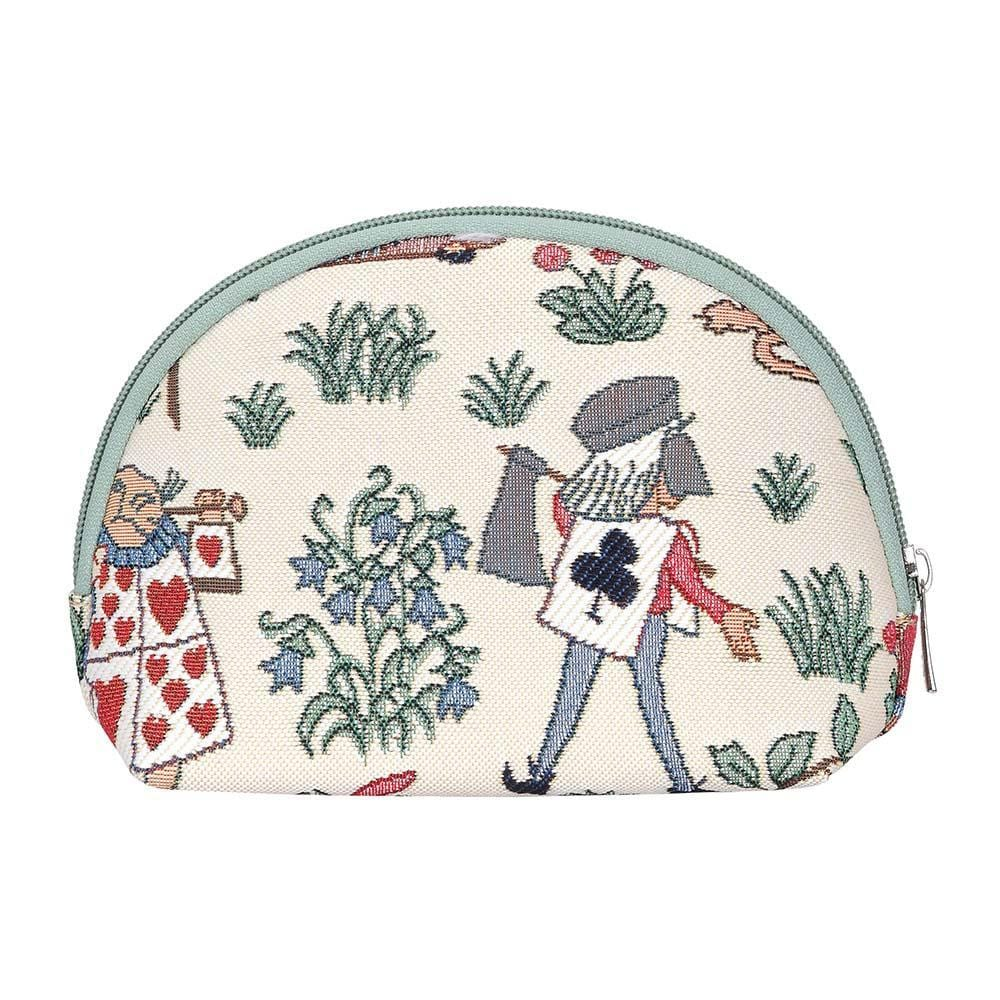 COSM-ALICE | Charles Voysey Alice in Wonderland Cosmetic Make Up Bag - www.signareusa.com