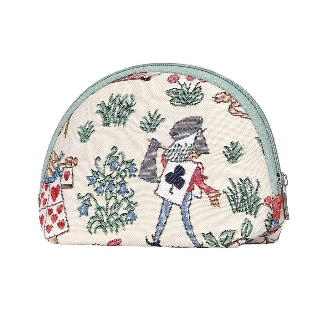 COSM-ALICE | Charles Voysey Alice in Wonderland Cosmetic Make Up Bag - www.signareusa.com