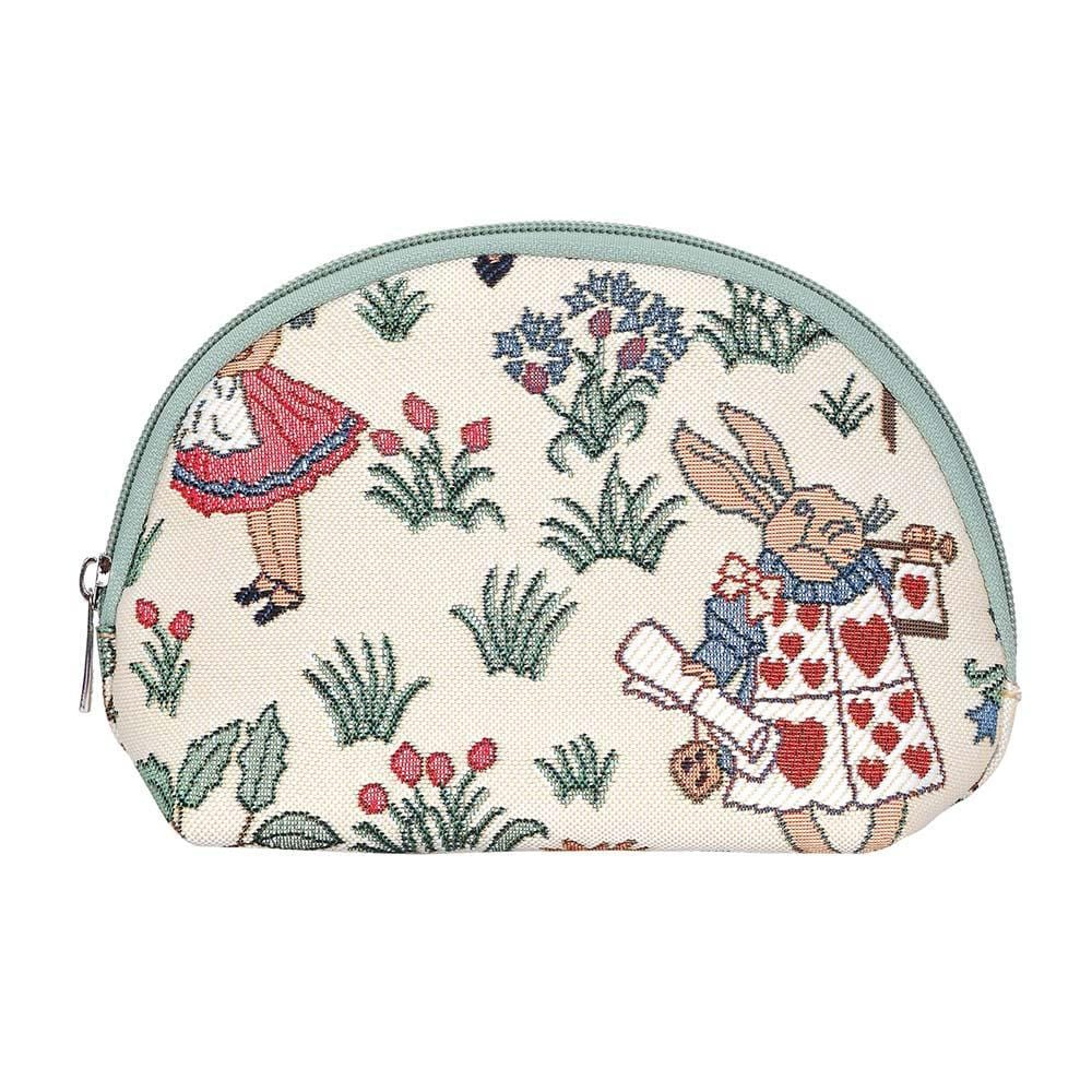 COSM-ALICE | Charles Voysey Alice in Wonderland Cosmetic Make Up Bag - www.signareusa.com